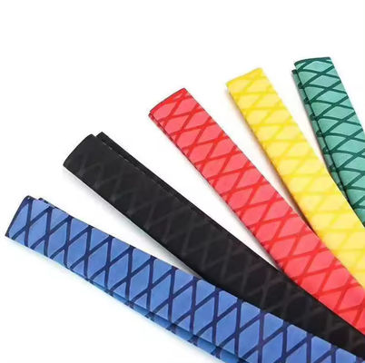 15 mm hoge flexibiliteit kleurrijke skid proof non slip hitte krimpen mouw buis voor badminton racket