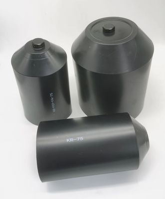 RoHS Zwarte geïsoleerde warmte-krimpdraadkappen 10 mm tot 160 mm