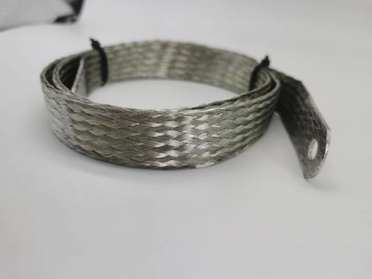 Gelast, flexibel, plat koper gebreide aansluiting 1,5 mm2 tot 120 mm2