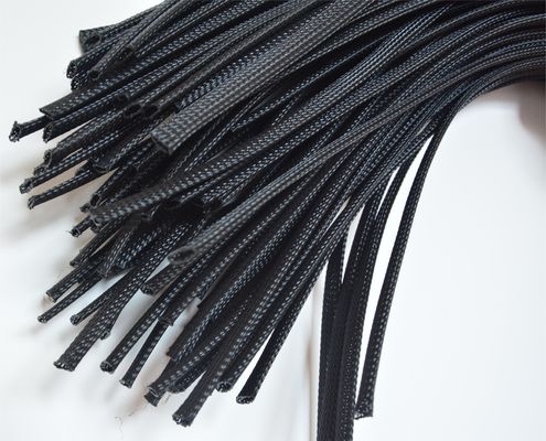 Hoge flexibiliteit uitbreidbare PET gevlochten kabel mouw 1,5 inch