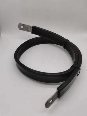 Elektrische aansluiting Gelast plat koper vlecht hoog corrosiebestendig kabel vlechten