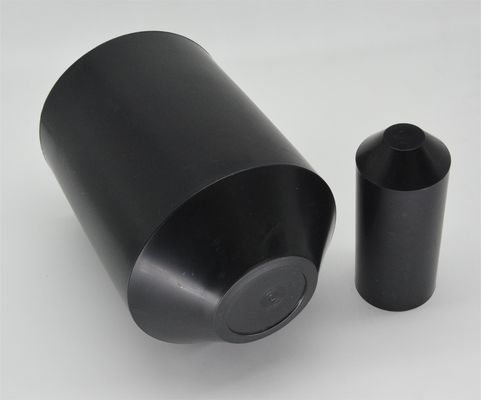 RoHS Zwarte geïsoleerde warmte-krimpdraadkappen 10 mm tot 160 mm