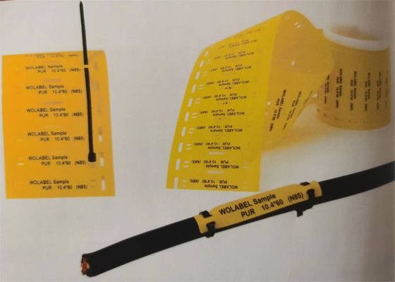 Vlamvertrager-identificatiemerkingen voor halogeenvrije marker