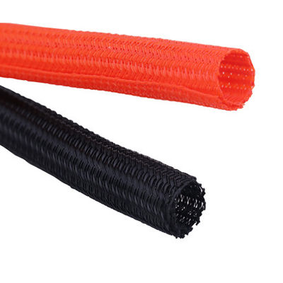 Brandbestendig, slijtvast Polyester Monofilament Zelf blusend Hitte Krimpbaar Geflechte mouw