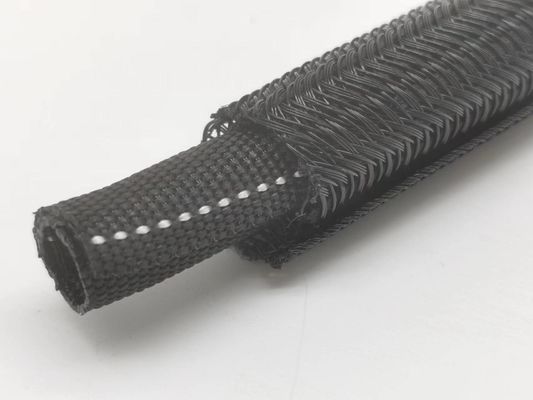 Brandbestendig, slijtvast Polyester Monofilament Zelf blusend Hitte Krimpbaar Geflechte mouw