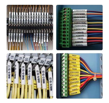 Op maat gemaakte elektrische kabels Accessoires Kruis Geliefd Polyolefin Identificatie Tube Heat Shrink Identificatie Sleeve