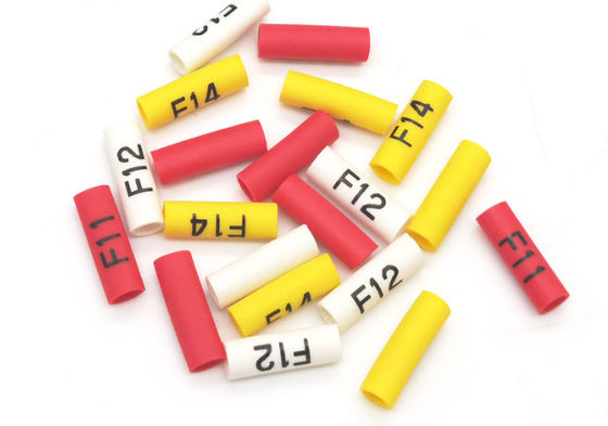 0.2mm-0.5mm Dikke elektrische kabels Accessoires Identificatie Tube Heat Shrink Identificatie Sleeve