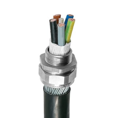 M10X1.5 ((3-6.5) Vernield messingkabelklier IP68 waterdicht aansluiting