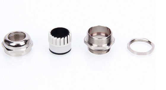 M12X1.5(3-6.5) Waterdichte vernikkeld messing kabelwartel IP68 kabelconnector